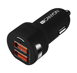 CANYON Cargador Coche 2xUSB Smart IC