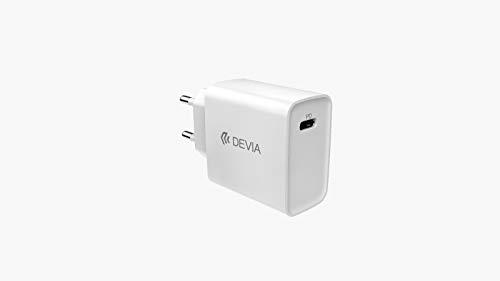 Devia Cargador de Pared USB-C Blanco 20W