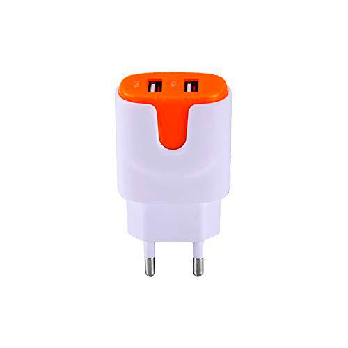 Shot Case Cargador Adaptador USB para iPhone 7 Smartphone/Tablet Naranja