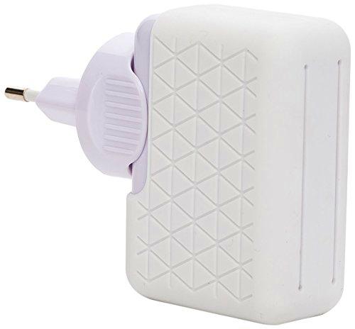 CARGADOR BLUESTORK UNIVERSAL SIN CABLE 4 PUERTOS USB 2;1A BLANCO