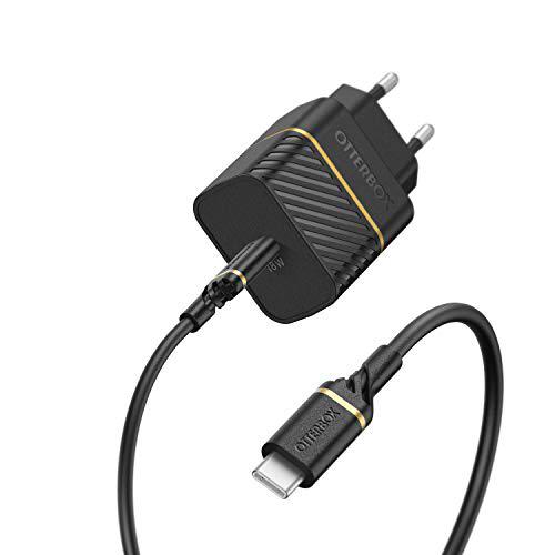 OtterBox EU USB-C Cargador de Pared 18W PD + Performance USB C-C 1m Cable Cable