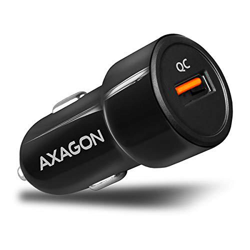 AXAGON ECO PWC-QC - Cargador de Coche (12-24 V, 1 Puerto QC3.0/FCP) Potencia Total: 19,5 W.