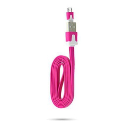 Shot Case Cable Cargador para Samsung Galaxy S6 Edge + 1 m Rosa