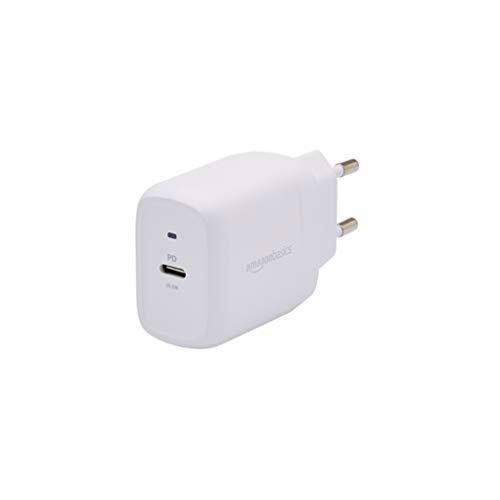 Amazon Basics Cargador de pared de 20 W con un puerto USB-C