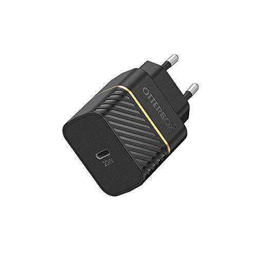 OtterBox EU Cargador de pared USB-C PD 20W, Cargador de carga rápida para Smartphones y Tablets